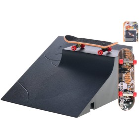 Skateboard prstový fingerboard kovový herní set s rampou