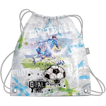 Sáček školní na přezůvky Goal Time stahovací pytel na záda Fotbal