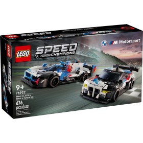 LEGO SPEED CHAMPIONS BMW M4 GT3 + BMW M Hybrid V8 76922 STAVEBNICE