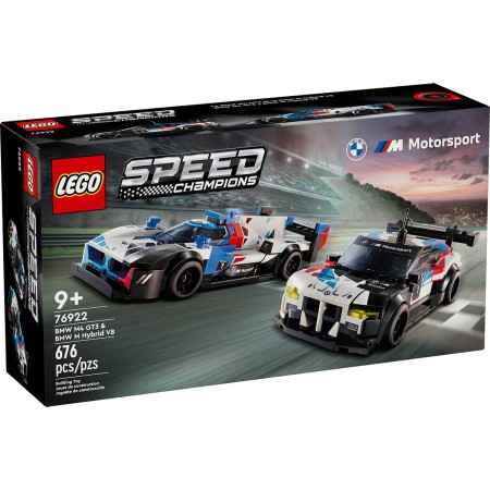 LEGO SPEED CHAMPIONS BMW M4 GT3 + BMW M Hybrid V8 76922 STAVEBNICE