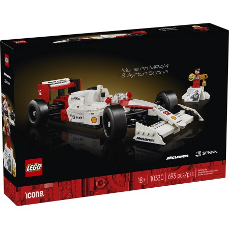 LEGO ICONS Auto McLaren MP4/4 + Ayrton Senna 10330 STAVEBNICE