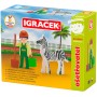 EFKO IGRÁČEK Ošetřovatel povolání set figurka kloubová se zebrou