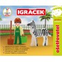 EFKO IGRÁČEK Ošetřovatel povolání set figurka kloubová se zebrou