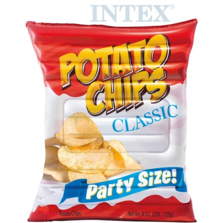 INTEX Lehátko sáček s chipsy 178cm nafukovací matrace na vodu 58776