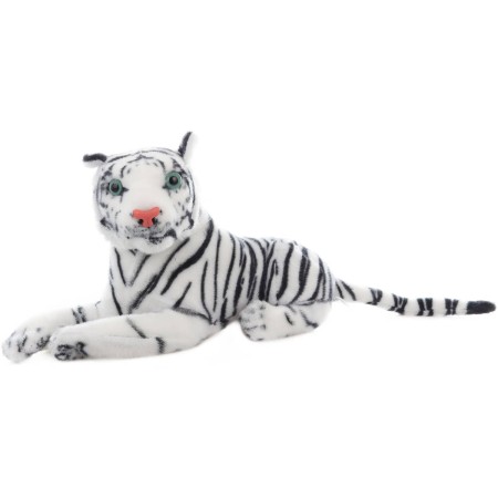 PLYŠ Tygr bílý ležící 29cm *PLYŠOVÉ HRAČKY*