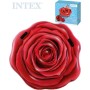 INTEX Lehátko nafukovací Rudá růže 137x132cm matrace s úchyty na vodu 58783