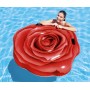 INTEX Lehátko nafukovací Rudá růže 137x132cm matrace s úchyty na vodu 58783