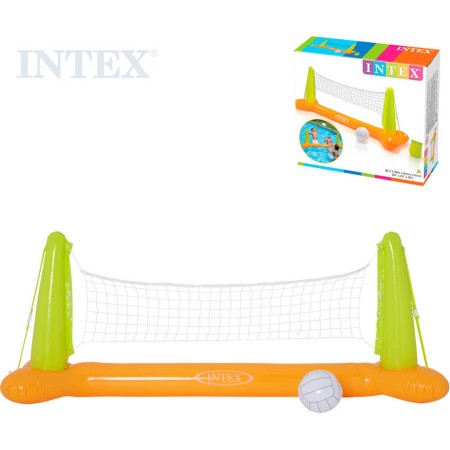 INTEX Nafukovací volejbal do vody set síť 239x64x91cm s míčem 56508