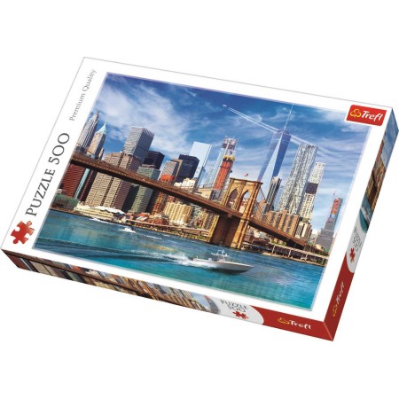 TREFL PUZZLE Foto pohled na New York skládačka 48x34cm 500 dílků
