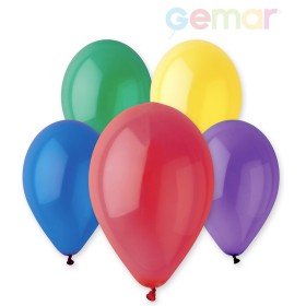 GEMAR Balónek nafukovací 26cm Krystalický různé barvy 1ks