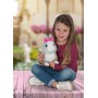 EP Line PLYŠ Baby Králíček Bany 29cm interaktivní zvířátko na baterie Zvuk