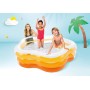 INTEX Bazén nafukovací pětiúhelník 185x180cm oranžový 56495