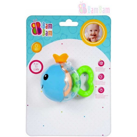 BAM BAM Baby chrastítko RYBIČKA kousátko pro miminko