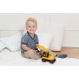 LENA Truckies bagr 25cm set baby autíčko + panáček 01621 plast