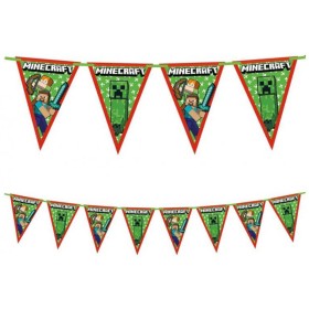 PROCOS Girlanda vlaječková Minecraft ozdobný závěs dekorace na párty