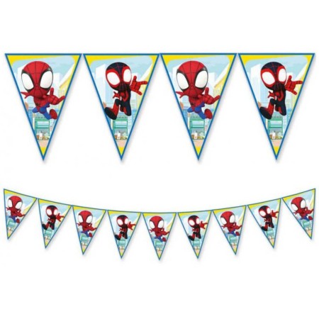 PROCOS Girlanda vlaječková Spidey ozdobný závěs dekorace na párty