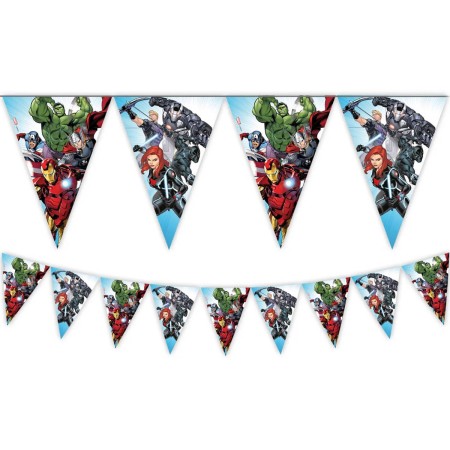 PROCOS Girlanda vlaječková Avengers ozdobný závěs dekorace na párty