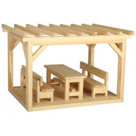 WALACHIA Pergola W63 Creative Kit DŘEVĚNÁ STAVEBNICE