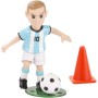 EP Line Shooters set figurka fotbalista + kužel s míčem plast 12 druhů