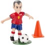 EP Line Shooters set figurka fotbalista + kužel s míčem plast 12 druhů