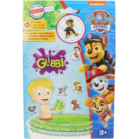 SIMBA Glibbi Tlapková Patrola rosol do vany s 3D samolepkou do vody