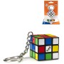 SPIN MASTER Rubikova kostka 3x3 hlavolam funkční klíčenka 2v1