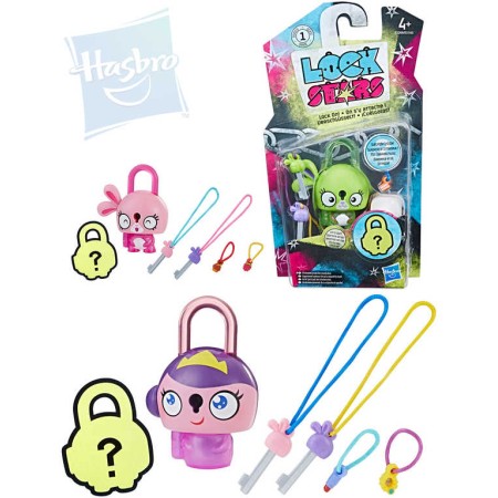 HASBRO Lock Star zámeček figurka s překvapením set s klíčky a přívěsky