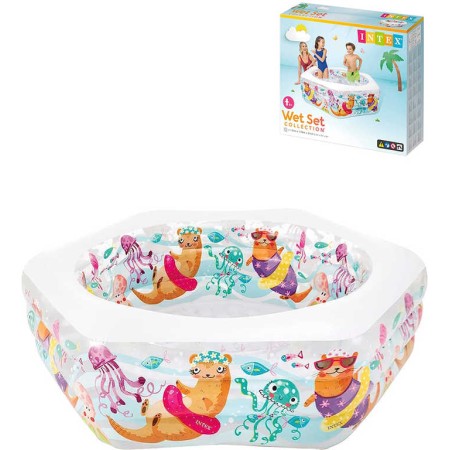 INTEX Bazén nafukovací Vydry 191x178x61cm transparentní 56493