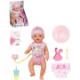 ZAPF BABY BORN Little Panenka holčička 36cm miminko s funkcemi s doplňky