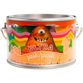 EP Line Ultra písek kinetický magický 200g oranžový set s formičkami v plechovce