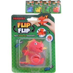 Gumový dráček 8cm s přeměnou vajíčko 2v1 4 barvy 3 druhy