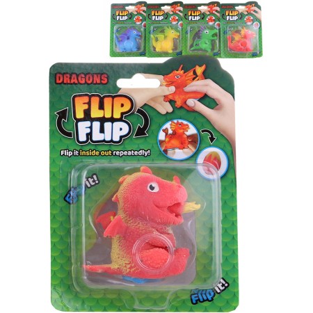 Gumový dráček 8cm s přeměnou vajíčko 2v1 4 barvy 3 druhy