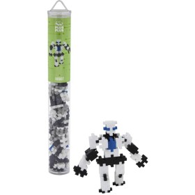 STAVEBNICE Plus-Plus Robot 2D/3D set 100 dílků v tubě plast