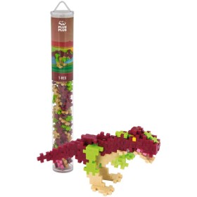 STAVEBNICE Plus-Plus Dino T-Rex 2D/3D set 100 dílků v tubě plast