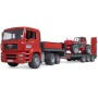 BRUDER 02772 Auto MAN TGA tahač s přívěsem + manipulátor Manitou MT633
