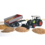 BRUDER 02112 (2112) Traktor CLAAS Nectis + čelní nakladač + sklápěcí vůz