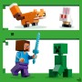 LEGO MINECRAFT Steve a dobrodružství v tajze 21583 STAVEBNICE