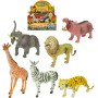 Zvířátko safari 15-20cm plastová figurka 6 druhů