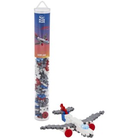 STAVEBNICE Plus-Plus Letadlo 2D/3D set 100 dílků v tubě plast