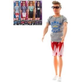 Panenka fashion módní panák v šortkách s brýlemi letní obleček 4 druhy