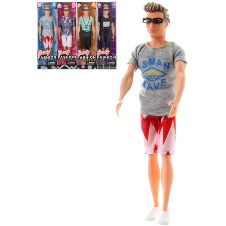 Panenka fashion módní panák v šortkách s brýlemi letní obleček 4 druhy