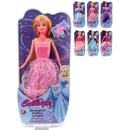 Panenka fashion princezna kloubová 29cm s doplňky 6 druhů