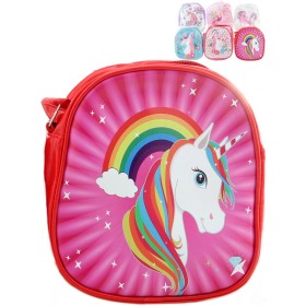 Kabelka dětská jednorožec plast 6 druhů v sáčku