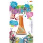 LUKKY Lak na nehty Lollipopz dětský Oranžový slupovací 5,5ml na kartě