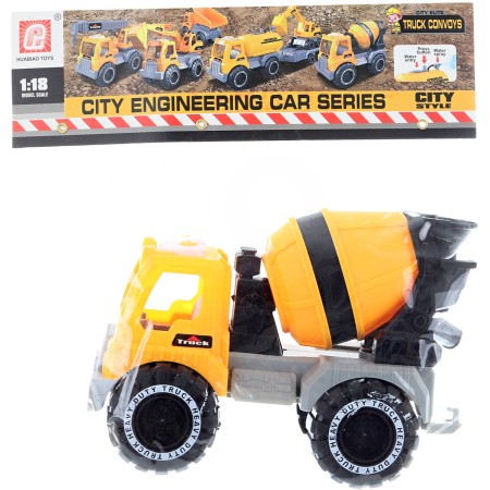 Auto stavební míchačka volný chod domíchávač betonu