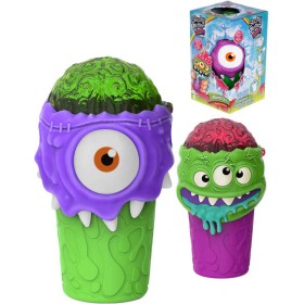 Slushy Monster výroba ledové tříště dětský shaker 2 druhy plast v krabici