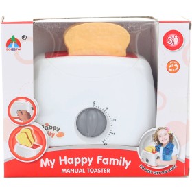 Topinkovač dětský plastový toustovač mechanická funkce set se 2 tousty