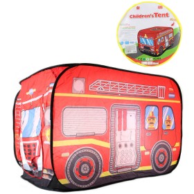 Stan dětský hasičské auto Hasiči 110x71x71cm v tašce na zip