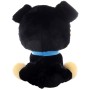 PLYŠ Pes veselý sedící 25cm flíček s kostičkou *PLYŠOVÉ HRAČKY*