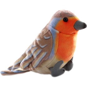 PLYŠ Pták Červenka 16cm ECO *PLYŠOVÉ HRAČKY*